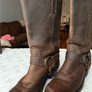 Frye Dark Brown Leather Men's Boots